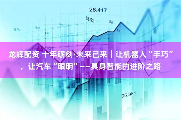 龙辉配资 十年砺剑·未来已来|让机器人“手巧”,让汽车“眼明”——具身智能的进阶之路